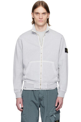 Stone Island: Серая толстовка 