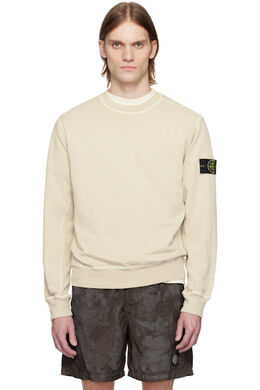 Stone Island: Бежевый свитшот 