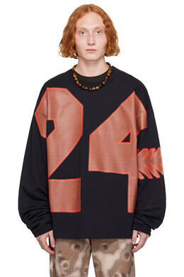 Dries Van Noten: Тёмная толстовка 