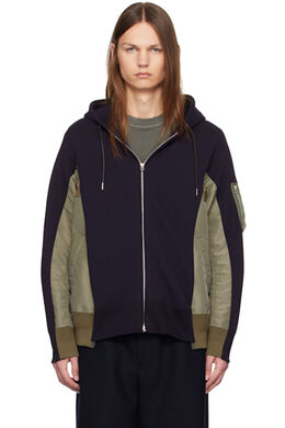 Sacai: Толстовка с капюшоном 