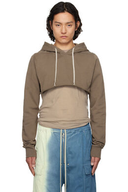 Rick Owens Drkshdw: Серая толстовка 