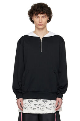 Comme des Garçons Homme Plus: Чёрная толстовка 