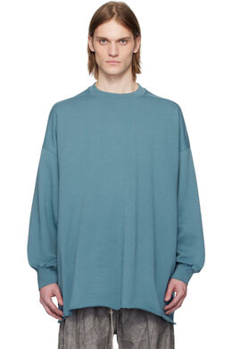 Rick Owens Drkshdw: Синяя толстовка 