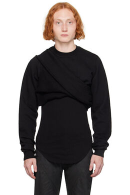 Rick Owens Drkshdw: Чёрная толстовка 