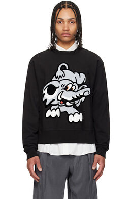 Kenzo: Чёрная толстовка  Paris