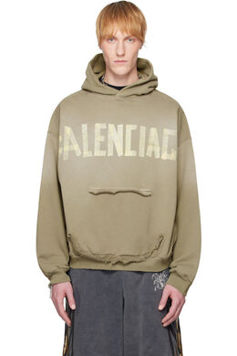 Balenciaga: Зелёная толстовка  Army
