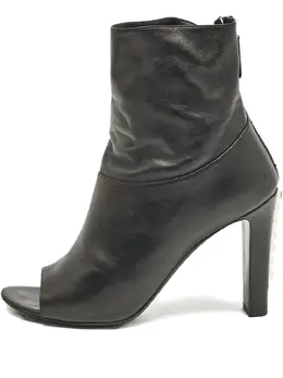 CHANEL Pre-Owned: Чёрные ботинки 