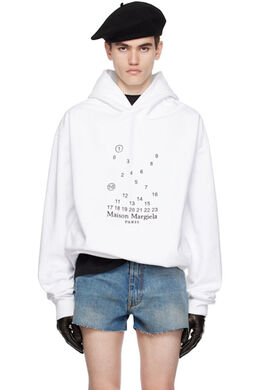 Maison Margiela: Белая толстовка 