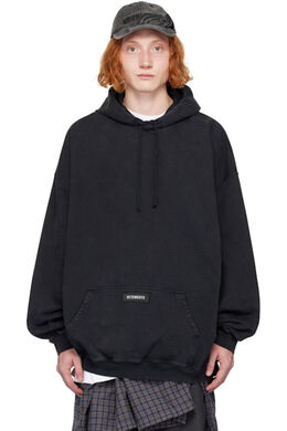 Vetements: Чёрная толстовка 