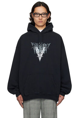 Vetements: Чёрная толстовка 