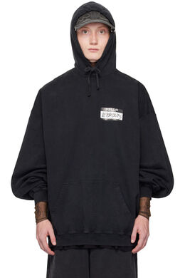 Vetements: Чёрная толстовка 
