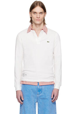 Lacoste: Белый свитер 