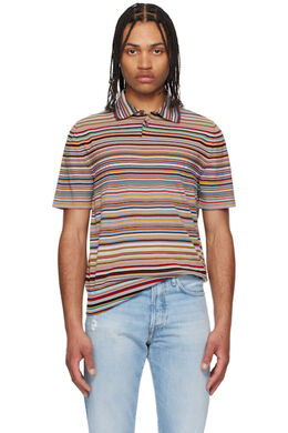 Paul Smith: Трикотажное поло  Signature Stripe