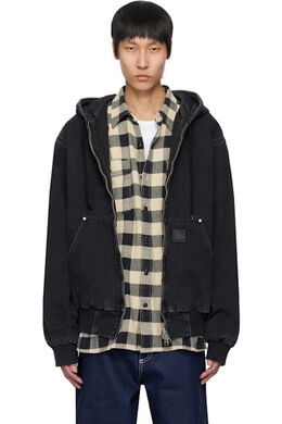 Carhartt Work In Progress: Чёрная куртка 