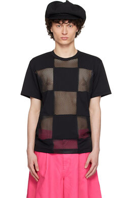 Comme des Garçons Homme Plus: Чёрная футболка 