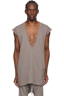 Rick Owens: Серая футболка  Champion