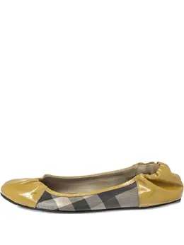 Burberry Pre-Owned: Бежевые балетки 