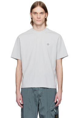 Stone Island: Серая футболка 