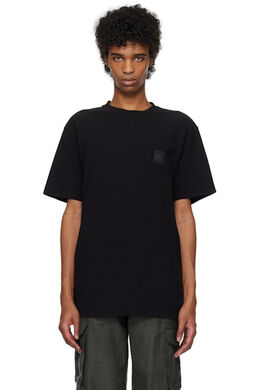Stone Island: Чёрная футболка 