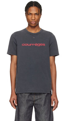 Courreges: Серая футболка 