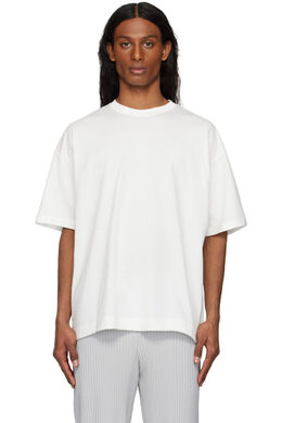 Homme Plissé Issey Miyake: Белая футболка 