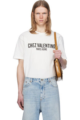 Valentino: Белая футболка 