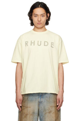 Rhude: Белая футболка 