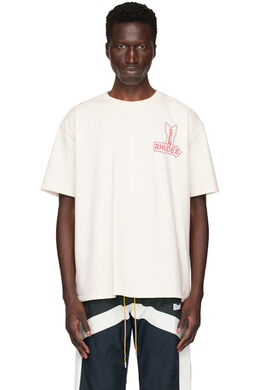 Rhude: Белая футболка 