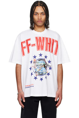 Off-White: Белая футболка 