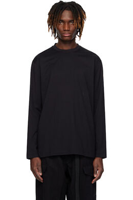 Y-3: Чёрная футболка 