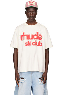 Rhude: Белая футболка 