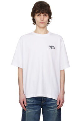 Maison Kitsuné: Белая футболка 