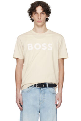 BOSS: Футболка с принтом 