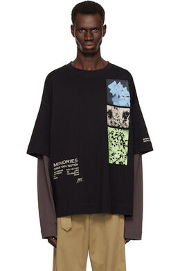Dries Van Noten: Чёрная футболка 