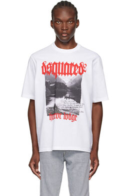 Dsquared2: Белая футболка 
