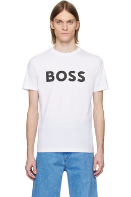 BOSS: Белая футболка 
