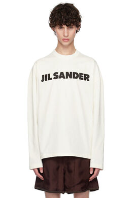 Jil Sander: Футболка с длинным рукавом 