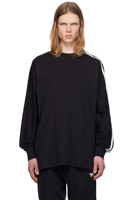 Y-3: Чёрная футболка 