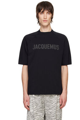 Jacquemus: Чёрная футболка 