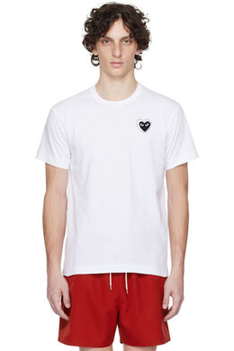 Comme Des Garçons Play: Белая футболка  Play
