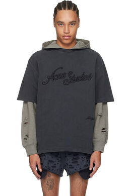 Acne Studios: Чёрная футболка 