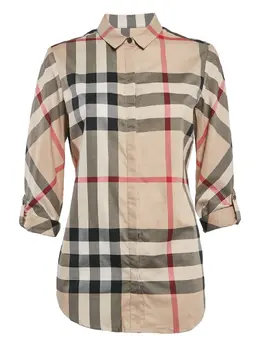 Burberry Pre-Owned: Рубашка в клетку 