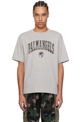 Palm Angels: Серая футболка 