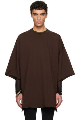 Rick Owens: Коричневая футболка  Tommy