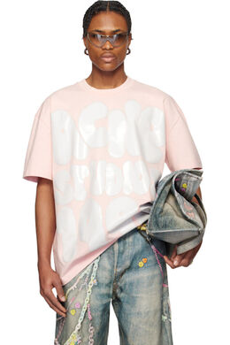 Acne Studios: Розовая футболка 