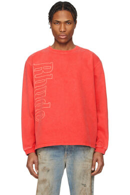 Rhude: Красная футболка 