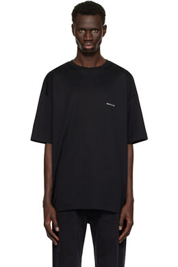 MUGLER: Чёрная футболка 