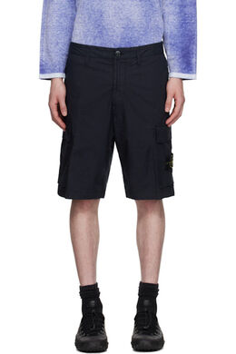 Stone Island: Тёмные шорты  Tela