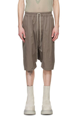 Rick Owens: Серые шорты  Rick