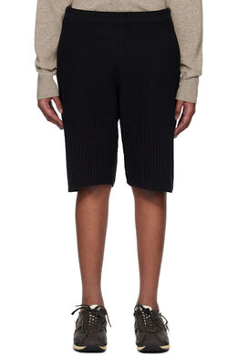 Homme Plissé Issey Miyake: Чёрные шорты 